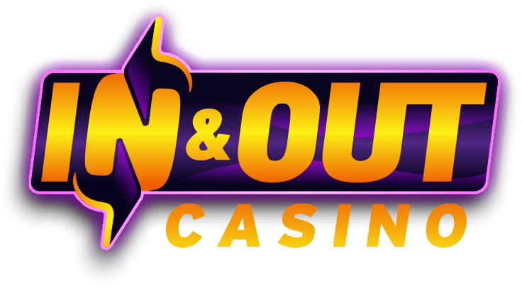 in and out casino logo